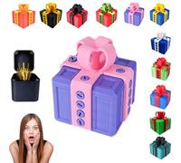 scatola regalo fastidioso,the prank box - hilarious screw challenge with middle finger surprise,prank gift box,3D Printed Annoying Gift Boxes Ornaments,Gift Box for Birthday,Christmas,Halloween-I