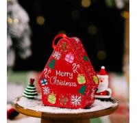 Scatola regalo in latta con struttura in metallo, stampa a cartoni animati, a forma di poligono e maniglia per il trasporto, per decorazioni e piccoli oggetti (A)