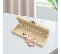 Scatola Regalo in Legno Naturale, per Ricordi, Semplice con Coperchio
