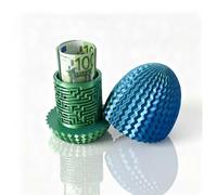 Scatola regalo labirinto - Nascosto regalo, confezione regalo con scomparti nascosti, idea regalo colorata per compleanni e ogni occasione (blu-verde)