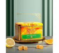 SCATOLA REGALO LATTA LEONE TORINO CARAMELLE GELATINE FRUTTA AGRUMI 200GR
