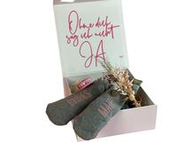 Scatola regalo "Ohne dich sag ich nicht Ja"