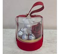 Scatola Regalo Orsetto Teddy Baci Perugina ROSA Rossa Velluto Idea Regalo