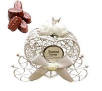 Scatola regalo per gli ospiti di nozze - Scatola di favore dello zucchero del cuore creativo, elegante scatola regalo di cioccolato | Contenitore di trattato d'amore decorativo portatile, souvenir di