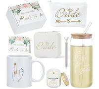 Scatola regalo per la sposa, addio al nubilato, regali di fidanzamento per lei, regali di nozze per la sposa, tazza in acciaio inossidabile da 350 ml, tazza in ceramica, forcina a farfalla, cornice
