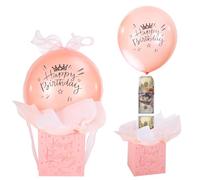Scatola regalo per soldi, con palloncino a sorpresa, salvadanaio con nastro e palloncini, confezione regalo a sorpresa per denaro, regalo di compleanno per donne, uomini, madre, fidanzata, moglie