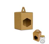 SCATOLA REGALO PREMIUM Da 1 Vaso di Miele Api Da 1000gr. - stock da 20 pezzi