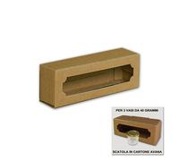 SCATOLA REGALO PREMIUM per 3 Vasi di Miele Api Da 40 gr. - stock da 20 pezzi
