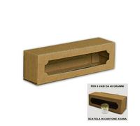 SCATOLA REGALO PREMIUM per 4 Vasi di Miele Api Da 40 gr. - stock da 20 pezzi