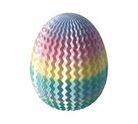 Scatola regalo puzzle a forma di uova uniche con spazio nascosto per piccoli tesori e decorazioni decorative per conservare le uova