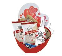 Scatola Regalo San Valentin pensata per celebrare l’amore con un momento di dolcezza e condivisione, all’interno troverai tutto il necessario per un brindisi a due