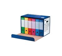 Scatola registratori Oxford G85 - dorso - 8 cm - protocollo 23 x 33 cm - colori