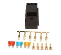 Scatola Relè 4 Scomparti 1 Relè E 3 Porta Fusibili Con Pin