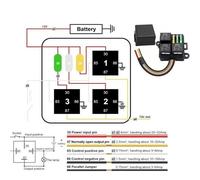 Scatola Relè Fuse Eurowagens Compatibile ATC/ATO Lama Per Cablaggio Auto