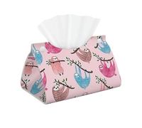 Scatola rettangolare in tessuto con stampa bradipo cattivo organizer impermeabile per la decorazione quotidiana della casa della stanza dell'ufficio