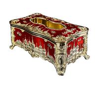 Scatola rettangolare per fazzoletti di lusso porta tovaglioli dispenser elegante castello decorativo porta fazzoletti per il viso porta fazzoletti europeo