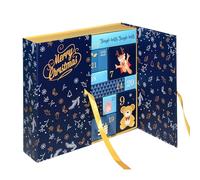 Scatola ricaricabile per il conto alla rovescia di Natale: una scatola per calendario dell'Avvento di 24 giorni che puoi riempire con caramelle e dolcetti.