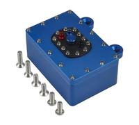 Scatola Ricevitore Per Vanquish Vs4-10 Per Phoenix Per Tamiya Cc01 1/10 | Scatola ricevitore alluminio stile serbatoio con staffe di montaggio per upgrade elettronica RC car Parti