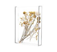 Scatola Ricordi Acrilica - 280g Teca Da Montare, Cornice Shadow Box | Vetrina Trasparente Per Fiori Secchi | Portafoto Da Tavolo Contenitore Artigianato Per Souvenir Foto Collezione Carte Biglietti Ca