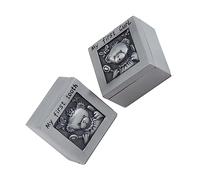 Scatola Ricordo Argento per Dentini, Chioma e Memorie, Lega | Formato 3,6x3,5x2,2cm, 1 Paio, per Registrare Crescita e Custodire Ricordi Familiari