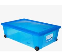 Scatola Rollbox Con Ruote 59x39x18,5 Blu' Co Verde Stefanplast