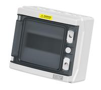 Scatola Rotta In Plastica Impermeabile Con Capacità 5 Circuiti Coperchio Trasparente Montaggio Guide Din Distribuzione Elettrica Recinzioni Elettriche Impermeabili Per Esterni