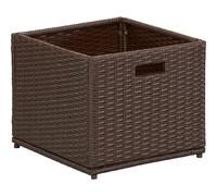 Scatola Salvaspazio,Piccolo,Marrone,Acciaio Rete IN Plastica - N