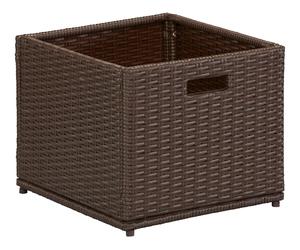 Scatola Salvaspazio,Piccolo,Marrone,Acciaio Rete IN Plastica - N