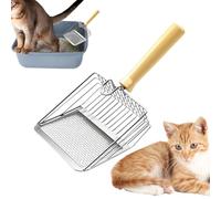 Scatola Scooper - Parola ergonomica Gatto, Scoop facile da impugnare | Guzo per rifiuti di gattino Design riflettente Prova di ruggine, di Grande.