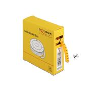 Scatola segnacavo giallo 500 pz numero 6 - Delock ISWT-MARK-6-500