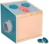 Scatola sensoriale e tattile in legno per bambini