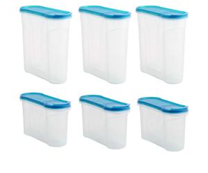 Scatola Set Sigillata 3x 1,3 Litro & 3x 2,4 Contenitore Dispenser Müslidose