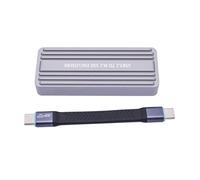 Scatola solida di alluminio senza attrezzi 2242/2280 di recinzione del disco con le interfacce di USB C doppi protocolli fino al trasferimento veloce 4TB