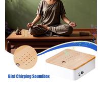 Scatola sonora con cinguettio di uccelli, audio realistico per giardino,