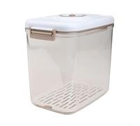 Scatola sottovuoto per alimenti con chiusura a prova di perdite e coperchio con pulsante per una facile apertura, compatibile con sistemi di pompe a vuoto (4,6 L)