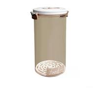 Scatola sottovuoto per alimenti sigillata con anello a prova di perdite e comodo coperchio con pulsante per una maggiore freschezza e un facile accesso (rotondo 2,3 L)