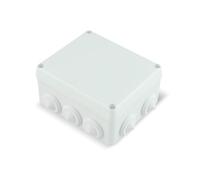 Scatola stagna da 153 x 110 x 65 mm, con 10 coni, ideale per proteggere i componenti elettronici in ambienti umidi. Perfetto per garantire la vostra sicurezza.