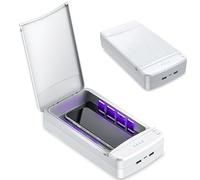 Scatola Sterilizzatore per Nail Art Professionale: WIYETY Lampada UV Sterilizzatore, Disinfettante UV Professionale con Funzione Silenziosa Adatta per Strumenti per Unghie e Saloni di Bellezza (bianco