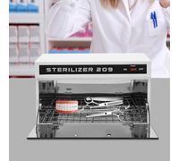 Scatola sterilizzatrice per nail art, 10 l, ad alta temperatura, sterilizzatore UV, ozono, disinfezione UV, disinfezione, manicure, strumento disinfettante per il salone di bellezza