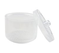 Scatola sterilizzatrice per unghie, vassoio sterilizzatore per utensili, doppio filtro, portatile, per la pulizia, per manicure da viaggio, accessori per stazioni, punte da trapano, pinzette, bianco