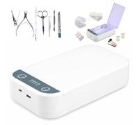 Scatola sterilizzatrice UV per strumenti per unghie con aromaterapia, scatola ultravioletta automatica, sterilizzatore UV per unghie, scatola professionale per sterilizzazione con trasmissione vocale