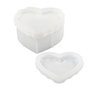 Scatola Stoccaggio In Resina Trasparente Stampi In Silicone Per Artigianato Artigianale Stoccaggio Stampo Gioiello A Stampo Spigio Per Trucco Epossidico