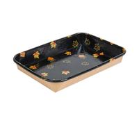 Scatola Sushi Cartoncino Nero 18,5x12,9x2,4 cm 50pz - Garcia de Pou - Asporto