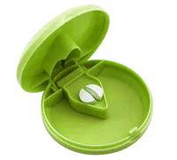 Scatola taglierina per compresse - Robusto tritatutto per compresse di piccole dimensioni con lame in acciaio inossidabile | Scatola organizer per facile da trasportare con fibbie integrate