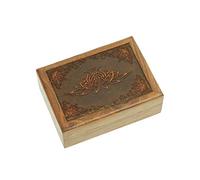 Scatola Tarocchi Semplice in Legno Intagliato Something Different