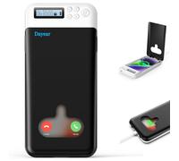 Scatola Telefono con Timer, Dayear Phone Locker Box with Timer per Android/iPhone(Max 6,7 Pollici), Prevenire la Dipendenza (Nero)