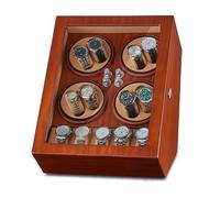 Scatola Tempo Carica Per 8+5 Orologi Orologi Automatici Watch Winder Box Dotato Di Motore Silenzioso E 5 Modalità Di Rotazione