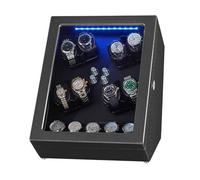 Scatola Tempo Carica Per 8+5 Orologi Orologi Automatici Watch Winder Box Dotato Di Motore Silenzioso E 5 Modalità Di Rotazione
