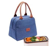 Scatola termica per il pranzo - Borsa tote pieghevole a granapertura, borsa da pranzo impermeabile in alluminio impermeabile per pic-nic, viaggi, lavoro, scuola