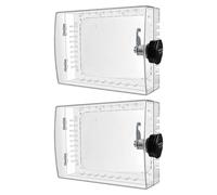 Scatola termostato trasparente in PC con sistemi di inserimento sicuro del codice, misura generale per vari regolatori di temperatura, facile custodia protettiva per termostato